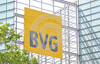 BVG Berlin transport company Berlin Germany Editorial Stock Photo