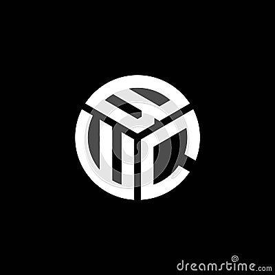 BWC letter logo design on black background. BWC creative initials letter logo concept. BWC letter design Vector Illustration