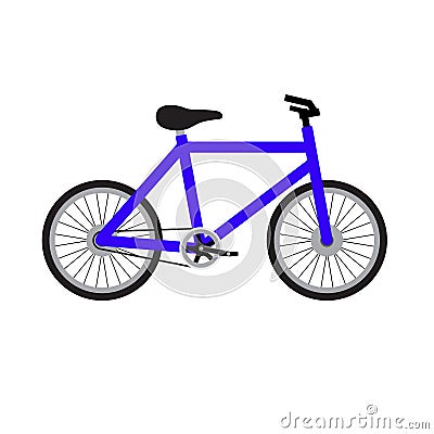 Bycicle spot health Vector Illustration