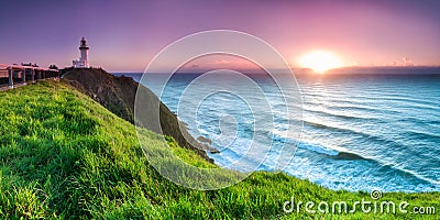 Byron bay lighthouse Stock Photo