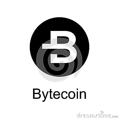 bytecoin icon. Element of currency for mobile concept and web apps. Detailed bytecoin icon can be used for web and mobile. Premium Stock Photo