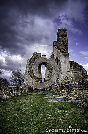 Byzantine ruins Stock Photo