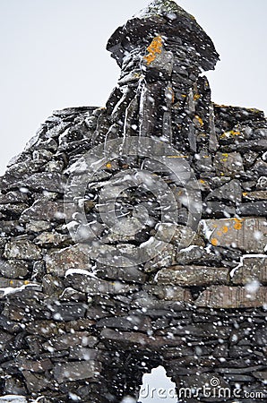 BÃ¡rÃ°ar Saga SnÃ¦fellsÃ¡ss Statue at arnastapi, iceland Stock Photo