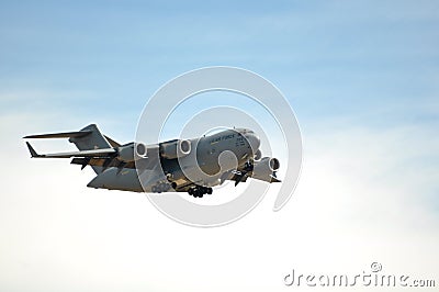 C-17 at California Capital Airshow Editorial Stock Photo