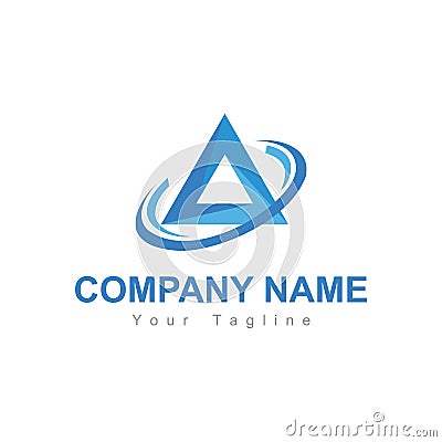 A, CA. OA, CA initials company logo Vector Illustration