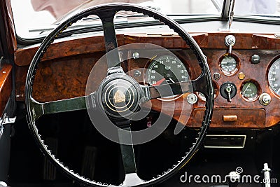 Cab sports car Jaguar XK140 Editorial Stock Photo