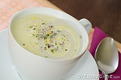 Cabbage Soup Stock Photo