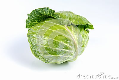 Cabbage on a white background Stock Photo