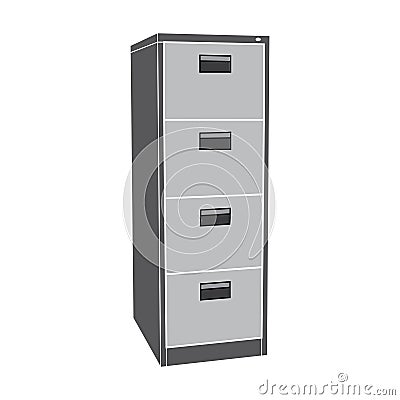 Cabinet cupboard icon Vector Illustration