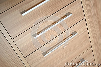 Cabinet drawers Stock Photo