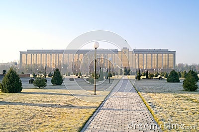 Cabinet of Ministers of republic of Uzbekistan Stock Photo
