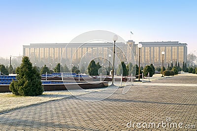 Cabinet of Ministers of republic of Uzbekistan Stock Photo