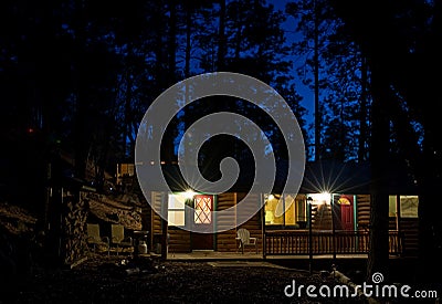 Cabins Stock Photo