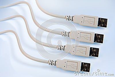 Cable connector Stock Photo