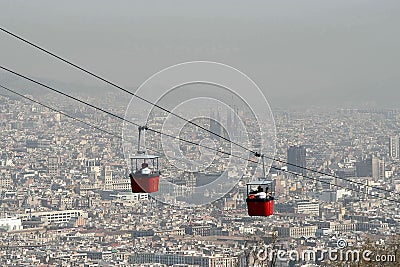 Cable railways Stock Photo