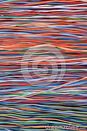 Cable and Wire Internet Access Stock Photo