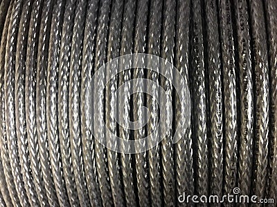 Cable wire technology connection communication electricity equipment power. Industry network line datum supply internet Stock Photo