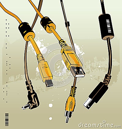 Cables Vector Illustration