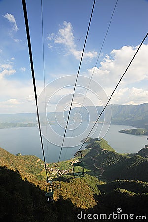 Cableway Stock Photo