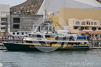 Cabo Charter Boat Editorial Stock Photo