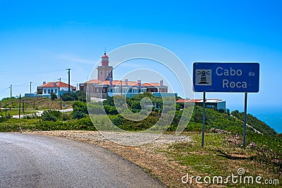 Cabo da Roca (Cape Roca), Portugal Stock Photo