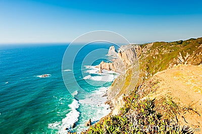 Cabo da Roca (Cape Roca), Portugal Stock Photo