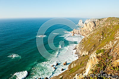 Cabo da Roca (Cape Roca), Portugal Stock Photo