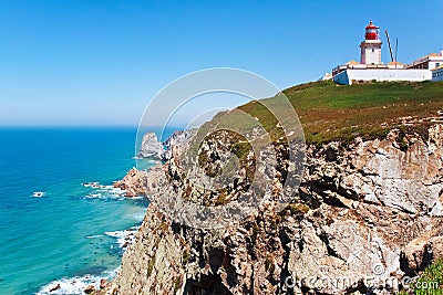 Cabo da Roca (Cape Roca) Sintra, Portugal Stock Photo