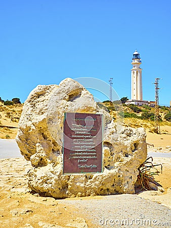 Cabo de Trafalgar Cape Natural Park. Barbate, Spain Editorial Stock Photo
