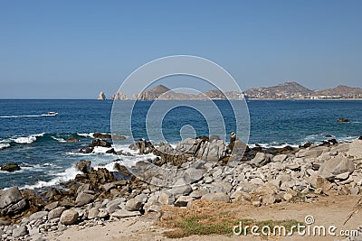 Cabo San Lucas coastline Stock Photo