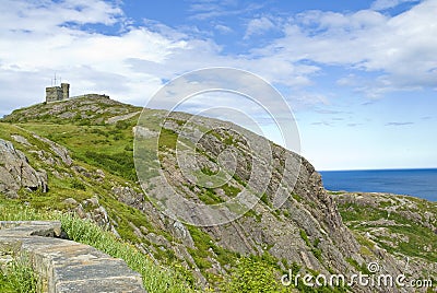 Cabot Tower, Signal Hill Stock Photo