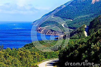 Cabot Trail Highway Stock Photo