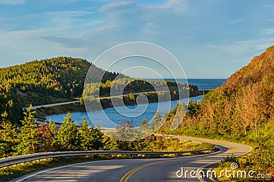 Cabot Trail Highway Stock Photo