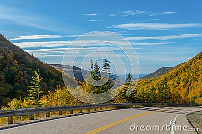 Cabot Trail Highway Stock Photo