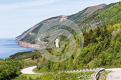 Cabot Trail Highway Stock Photo