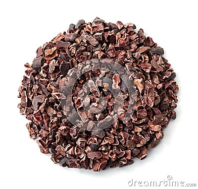 Cacao nibs Stock Photo