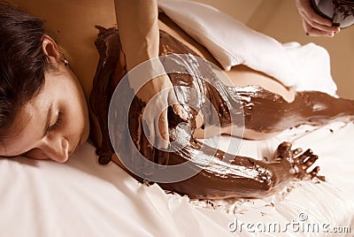 Cacao therapy Stock Photo