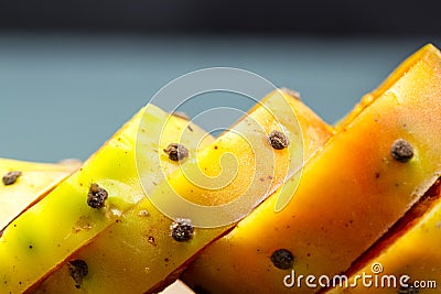 Cactus fruits - colors and textures Stock Photo