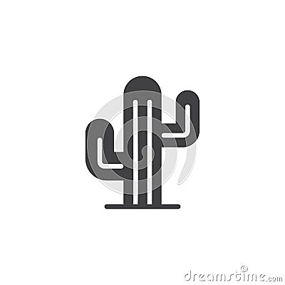 Cactus vector icon Vector Illustration