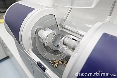 CAD/CAM dental computer-aided machine Stock Photo