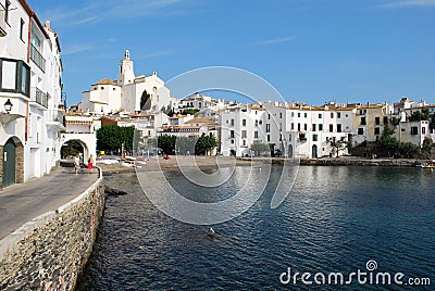 Cadaques in Catalonia Stock Photo