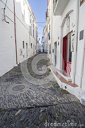 Cadaques,Costa Brava,Catalonia,Spain. Editorial Stock Photo