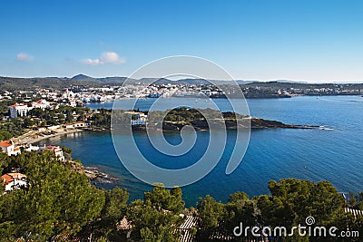 Cadaques and Sa Conca Stock Photo