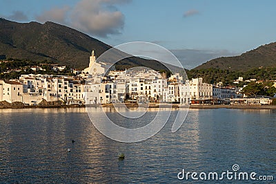 Cadaques, Spain is a small typical seaside village where the painter Salvador DALI lived. Editorial Stock Photo