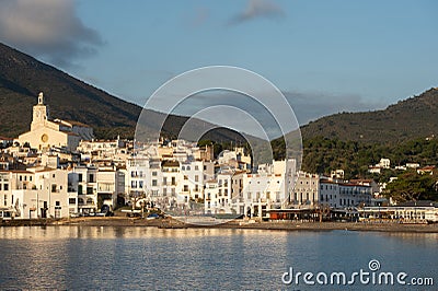 Cadaques, Spain is a small typical seaside village where the painter Salvador DALI lived. Editorial Stock Photo