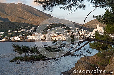 Cadaques, Spain is a small typical seaside village where the painter Salvador DALI lived. Stock Photo