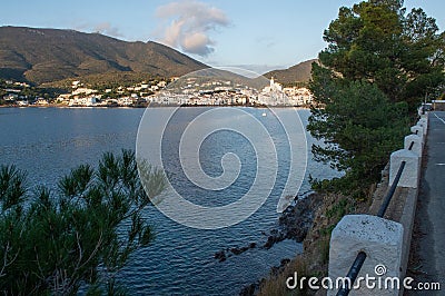 Cadaques, Spain is a small typical seaside village where the painter Salvador DALI lived. Stock Photo