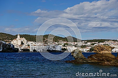 Cadaques view in Spain Stock Photo