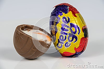 Cadbury`s Creme Egg Editorial Stock Photo