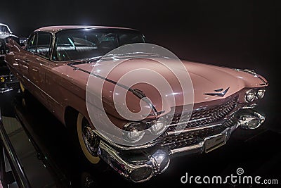 1959 Cadillac Coupe Dv Ville, classic limousine Editorial Stock Photo